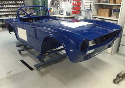 Triumph TR6 racecar